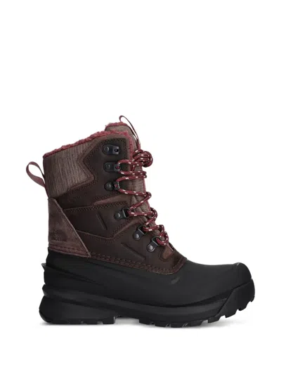 The North Face Laced Waterproof Boots In Brown