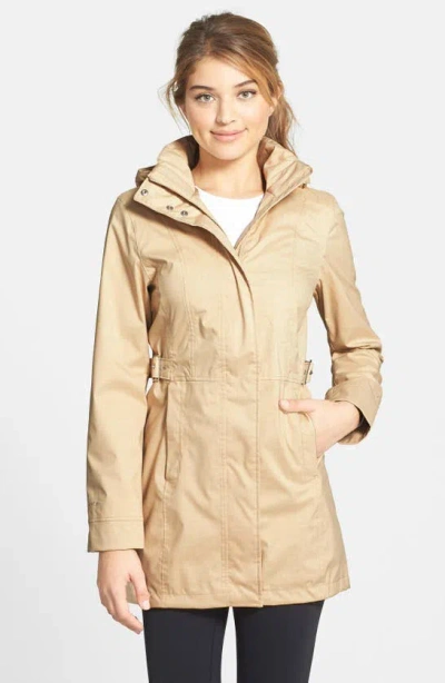The North Face Laney Ii Trench Raincoat In Pale Khaki
