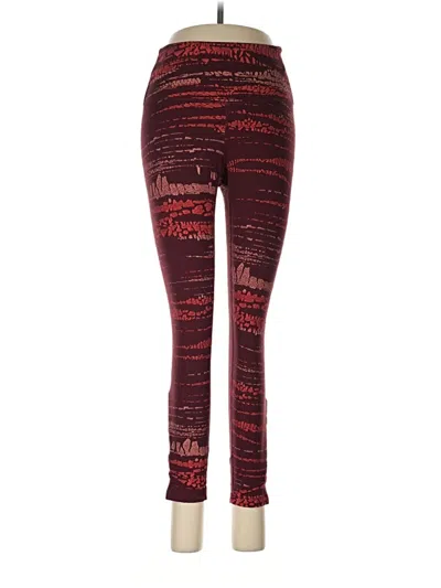 Pre-owned The North Face Leggings In Red