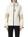 The North Face Lenado Ski Jacket Beige And White In Neutral