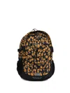 The North Face Leopard-print Drawstring Backpack In Black