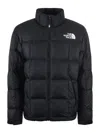 The North Face Black Polyester Lhotse Down Jacket In Nero