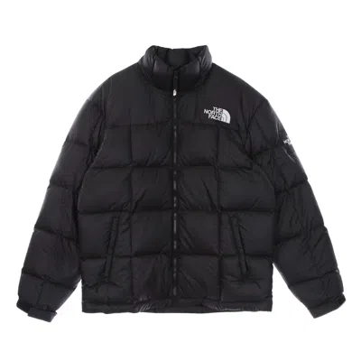 The North Face Lhotse Jacket Men's Down Jacket Black/black/white In Nero Neri E Grigi