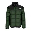The North Face High-neck Zipped Logo Padded Jacket In Pine Needle/black