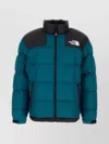 The North Face Mens Lhotse Brand-embroidery Regular-fit Shell-down Jacket Midnight Petrol Xl In Blue