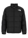 The North Face High Collar Puffer Quilted Jacket In Black