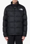The North Face Black Polyester Lhotse Down Jacket In Black