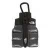 The North Face Lie Down Best Keyring 'silver Grey' In Black
