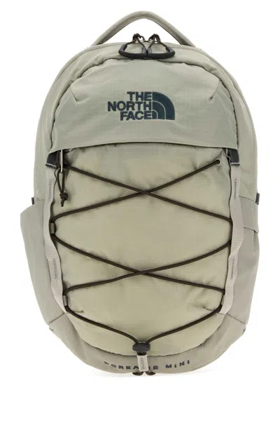 The North Face Light Grey Nylon Mini Borealis Backpack In Gray