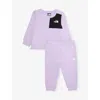 The North Face Lite Lilac Baby Performance Brand-print Stretch-woven Tracksuit 3-24 In Purple
