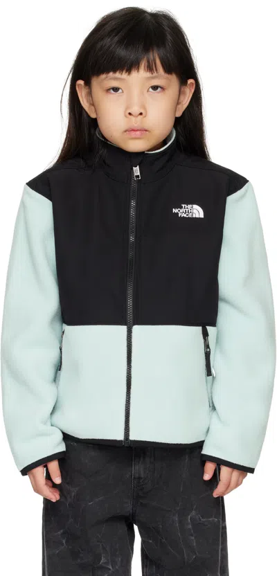 The North Face Little Kids Blue Denali Jacket In 1oc Muted Pine