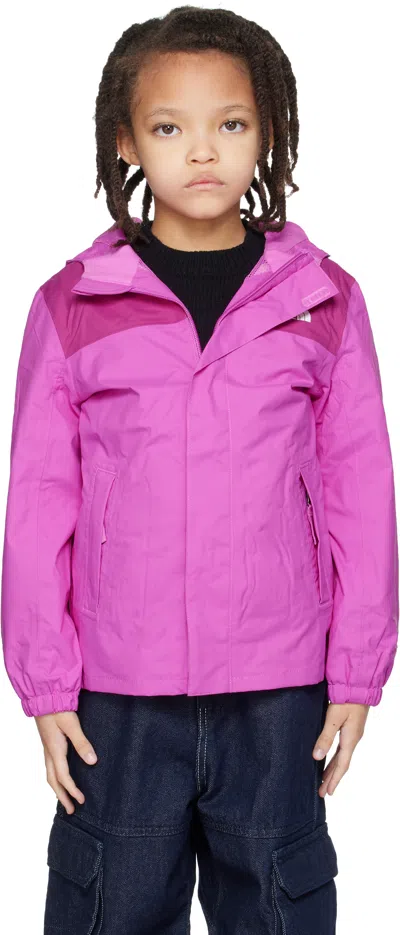 The North Face Antora Waterproof Hooded Jacket In Pink