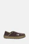 The North Face Brown Logo Loafers In Brown
