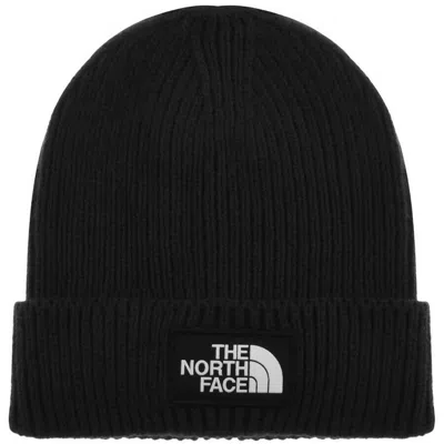 The North Face Logo Beanie Hat Black