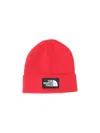 The North Face 'logo Box' Beanie In Red