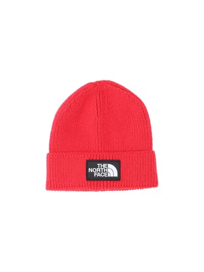 The North Face 'logo Box' Beanie In Red