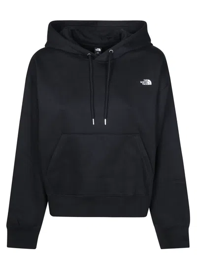 The North Face Logo Crewneck Sweatshirt For Women In Nero