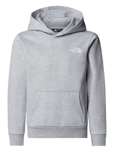 The North Face Kids' Logo-detail Hoodie In Gray