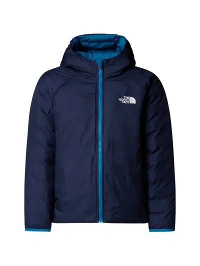 The North Face Kids' Logo-detail Padded Jacket In Blue
