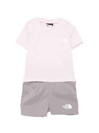 The North Face Babies' Logo-detail Shorts Set (set Pf Two) In Gold