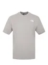 The North Face Mens Nse Box Graphic-print Cotton T-shirt Medium Grey Xl In Gray