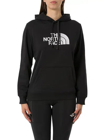 THE NORTH FACE LOGO DETAILED DRAWSTRING HOODIE
