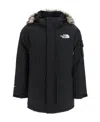 The North Face Logo Details Down Jacket In Black
