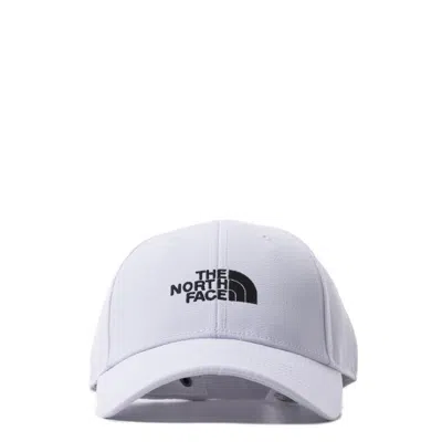 The North Face Logo Embroidered Baseball Cap In White