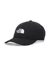 The North Face Logo-embroidered Cotton Baseball Cap In Black
