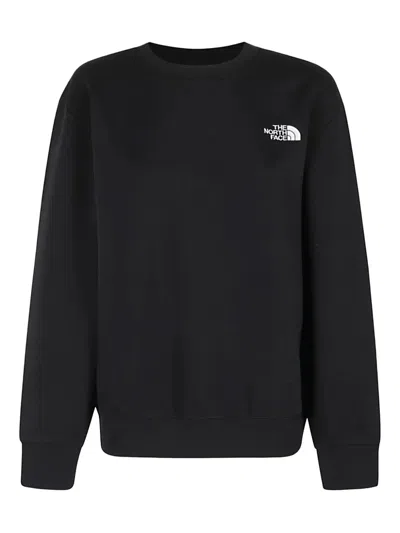 THE NORTH FACE LOGO-EMBROIDERED CREW-NECK SWEATSHIRT