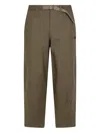The North Face Logo-embroidered Elastic-waist Trousers In Green