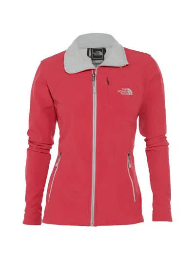 The North Face Logo-embroidered Jacket In Red