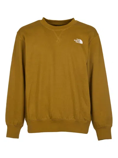 The North Face Logo Embroidered Sweatshirt In Green