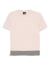 The North Face Logo-embroidered T-shirt In Pink