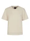 The North Face Logo-embroidered T-shirt In Neutral
