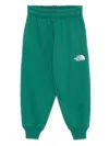 The North Face Boys Evergreen Kids Essential Brand-embroidery Cotton-blend Jogging Bottoms 2-16 Year In Green