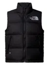 The North Face Logo-embroidered Zip-fastening Gilet In Black
