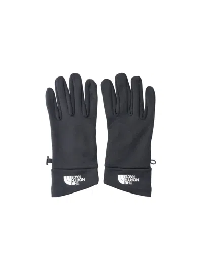 The North Face Logo Gloves In Black