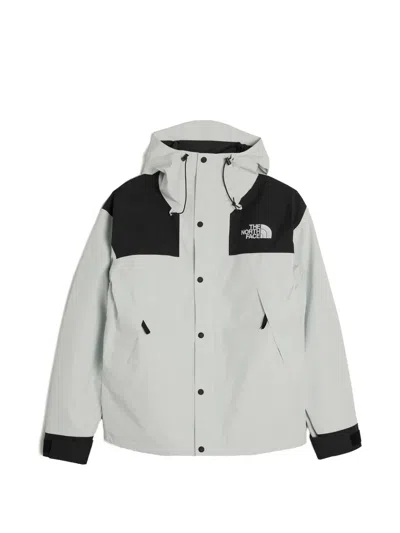 The North Face Logo Hooded Jacket In Green