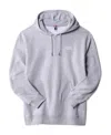 The North Face Logo Hooded Sweater In Gray