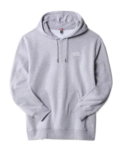 The North Face Logo Hooded Sweater In Gray