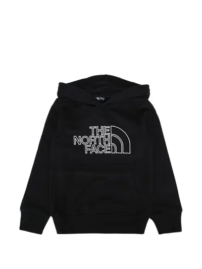The North Face Kids' Logo Hoodie In Black