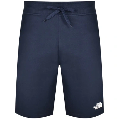 The North Face Logo Jersey Shorts Navy