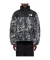 The North Face Mens 1996 Retro Nuptse High-neck Shell-down Jacket Black In Black