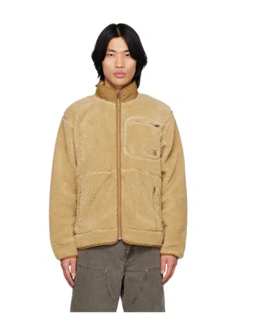 The North Face Logo Long-sleeved Jacket In Nude