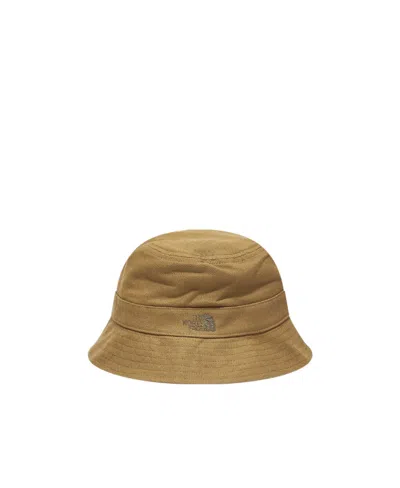 The North Face Logo Mountain Fisherman Hat In Brown