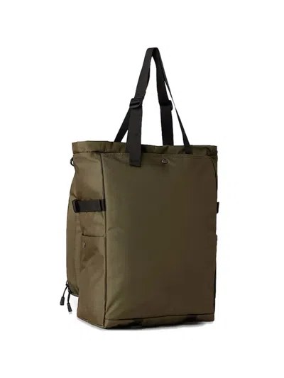 The North Face Logo-patch Backpack In Purple