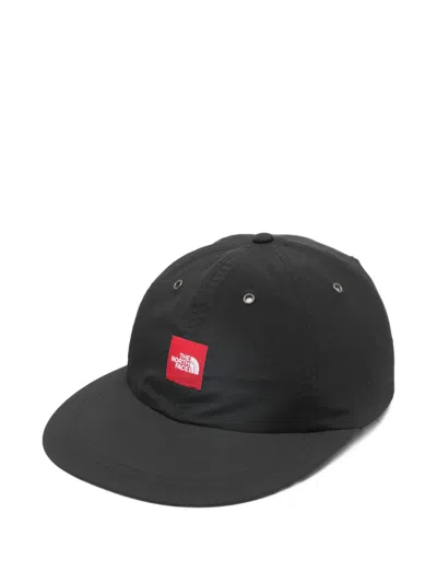 The North Face Logo-patch Baseball Cap In Black