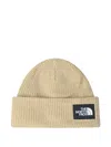 The North Face Logo-patch Beanie In Brown