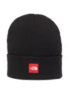 The North Face Logo-patch Beanie Hat In Black